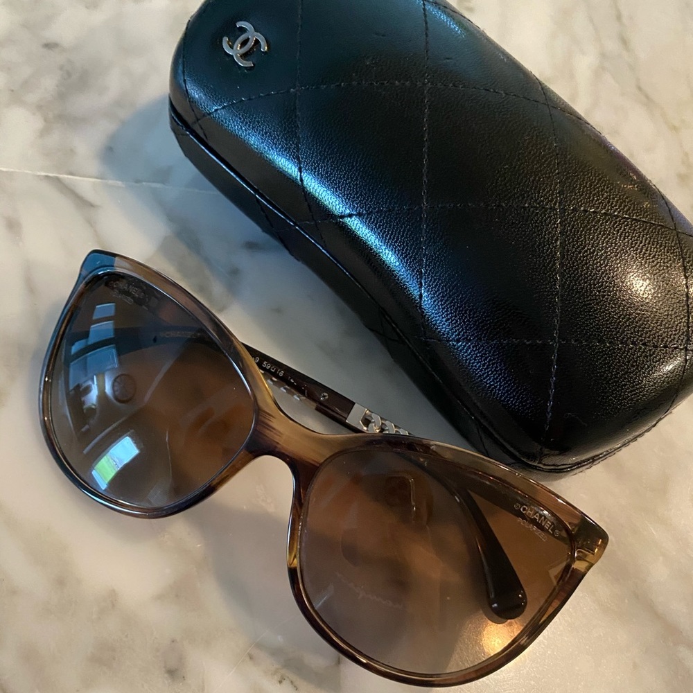Chanel tortoise sunglasses, lightly used